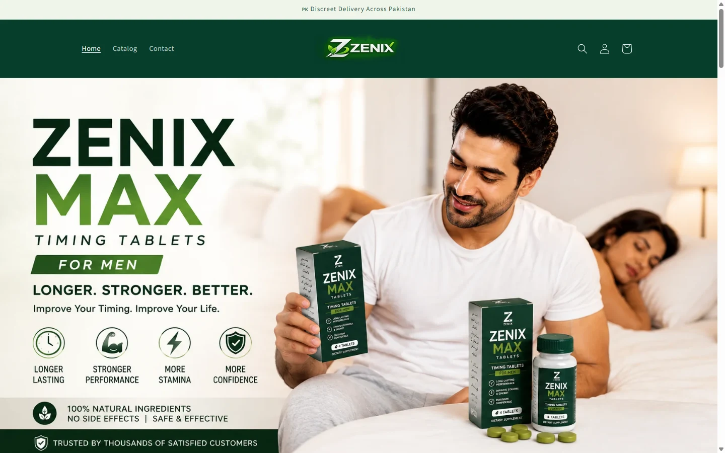 Zenix desktop homepage, captured 2026-10-11