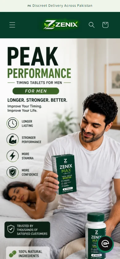 Zenix mobile homepage, captured 2026-10-11